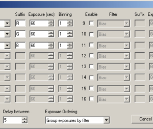 MaxIM DL, version 3.07